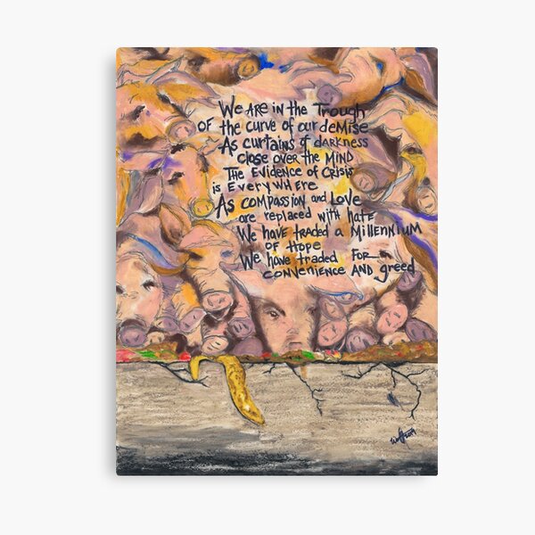 The Trough of our Demise Canvas Print
