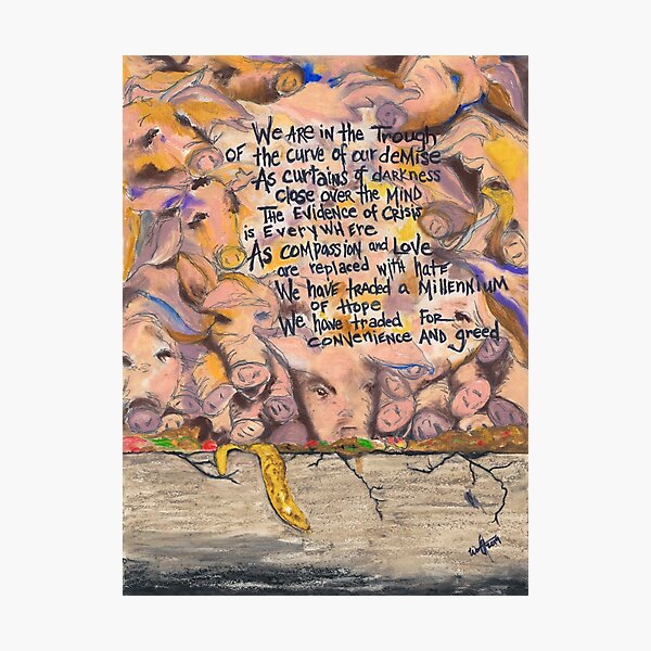 The Trough of our Demise Photographic Print
