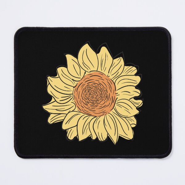 Item preview, Sunflower Beige and Orange Abstract Flower Art designed and sold by alchemytree.