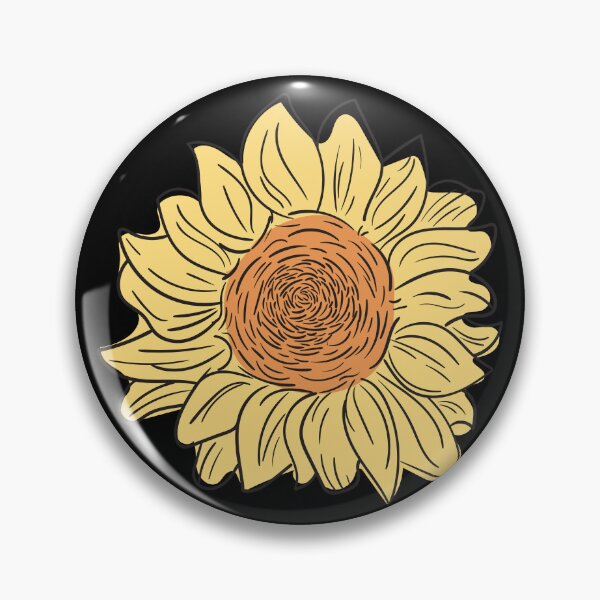 Item preview, Sunflower Beige and Orange Abstract Flower Art designed and sold by alchemytree.