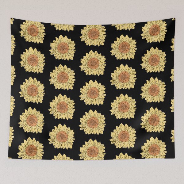 Item preview, Sunflower Beige and Orange Abstract Flower Art designed and sold by alchemytree.