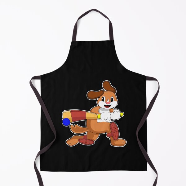 Item preview, Dog at Cricket with Cricket bat designed and sold by Snabdesign84.