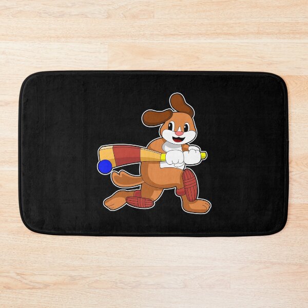 Item preview, Dog at Cricket with Cricket bat designed and sold by Snabdesign84.
