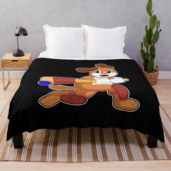 Item preview, Dog at Cricket with Cricket bat designed and sold by Snabdesign84.
