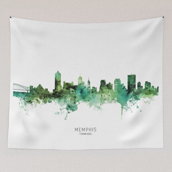 Item preview, Memphis Tennessee Skyline designed and sold by ArtPrints.