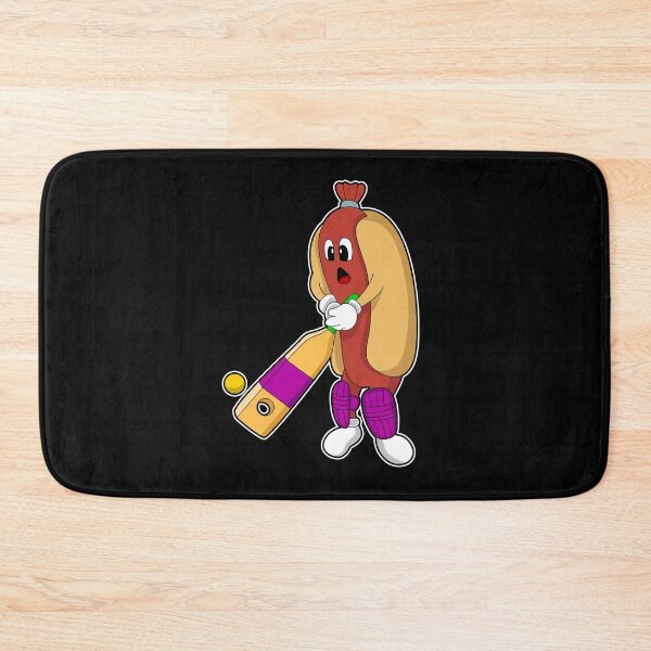 Item preview, Hotdog at Cricket with Cricket bat designed and sold by Snabdesign84.