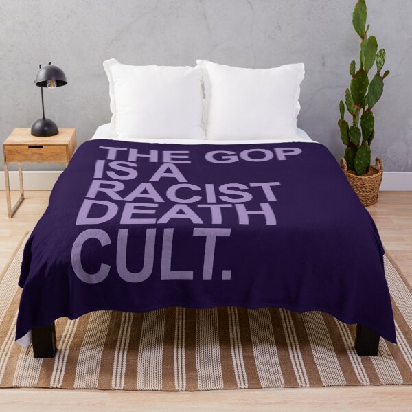 Item preview, The GOP is a racist death cult - lavender designed and sold by Thelittlelord.