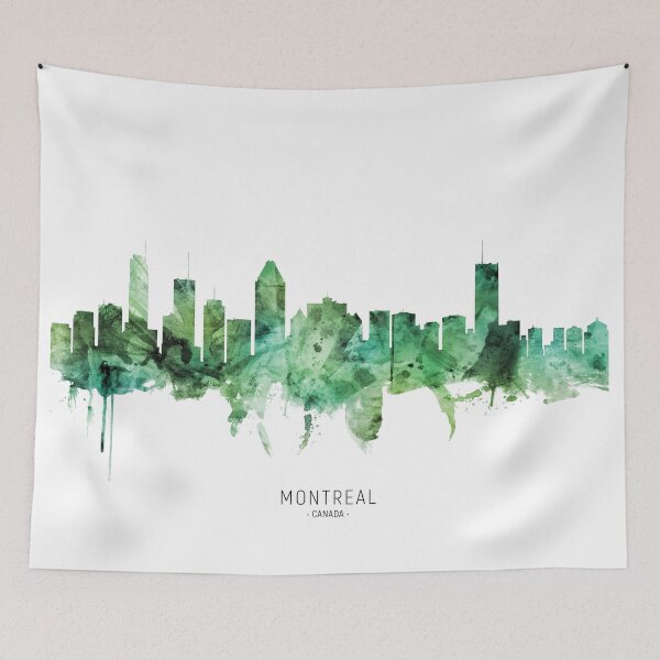 Artikelvorschau, Montreal Canada Skyline entworfen und verkauft von ArtPrints.