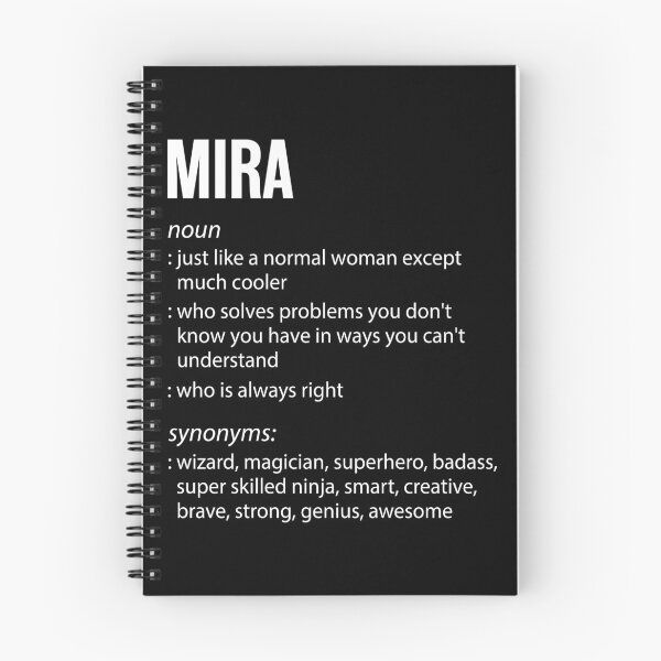 Item preview, Mira Definition Noun designed and sold by ForeverInTime.