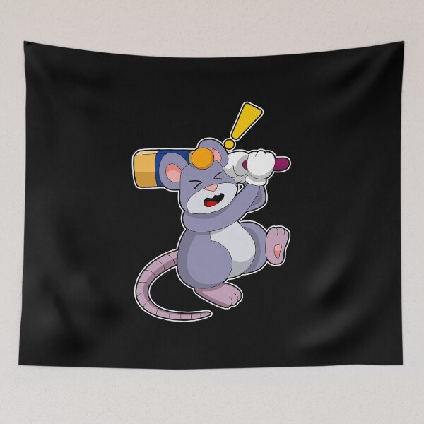 Item preview, Mouse at Cricket with Cricket bat designed and sold by Snabdesign84.