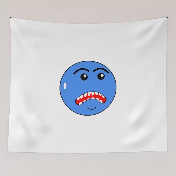 Item preview, Mr Angry Blue Ball designed and sold by julianlab.