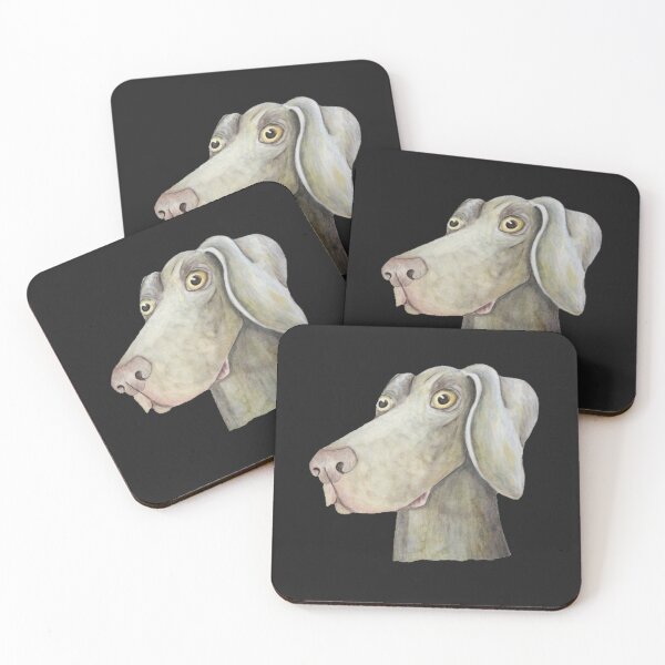 Item preview, Quirky Weinmaraner in Watercolour designed and sold by AbigailSinclair.