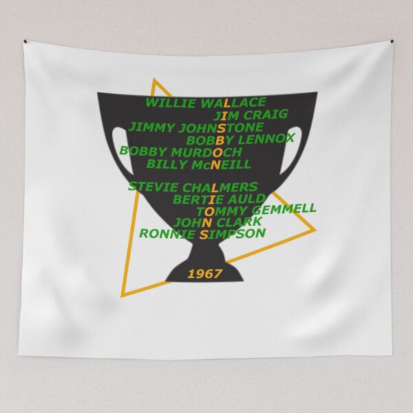 Item preview, Lisbon Lions - 1967 European Cup Winning Legends Tribute. Vintage Retro Football Greats. designed and sold by DontGoBroke.