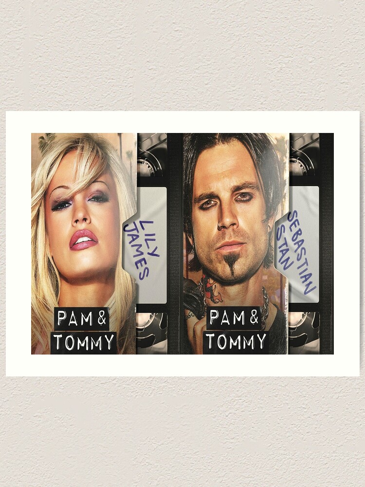 "Pam and Tommy Tape" Art Print for Sale by cosmicgallery Redbubble