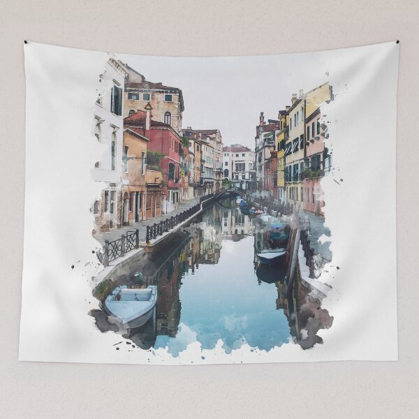 Item preview, Venice Italy Watercolor Art designed and sold by Blok45.