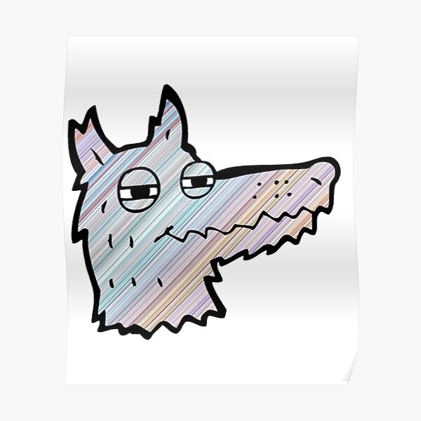 Dopey Wolf Poster For Sale By Abigailsinclair Redbubble 