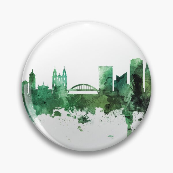 Item preview, Vilnius Lithuania Skyline designed and sold by ArtPrints.