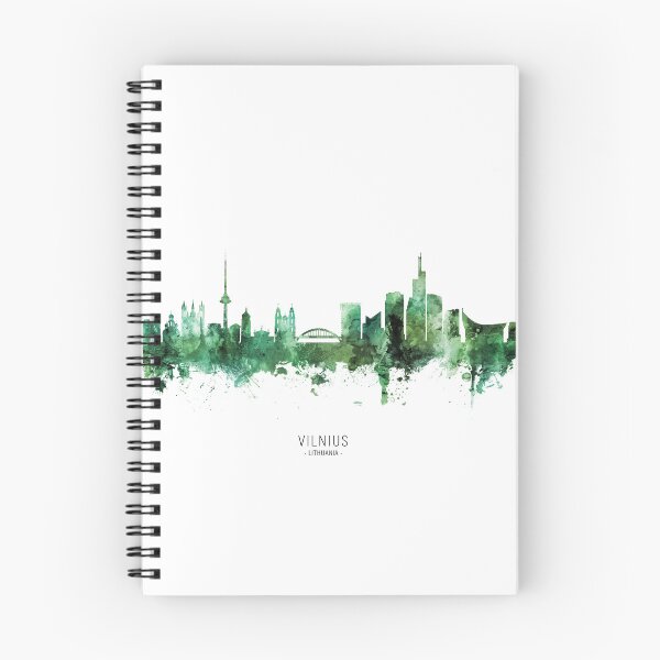 Item preview, Vilnius Lithuania Skyline designed and sold by ArtPrints.