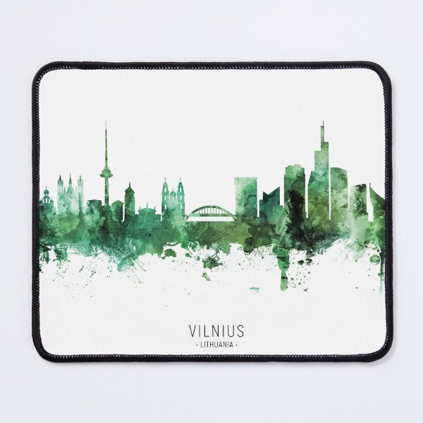 Item preview, Vilnius Lithuania Skyline designed and sold by ArtPrints.