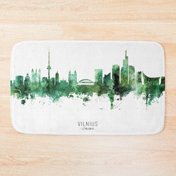 Item preview, Vilnius Lithuania Skyline designed and sold by ArtPrints.