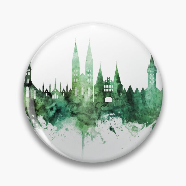 Item preview, Lubeck Germany Skyline designed and sold by ArtPrints.