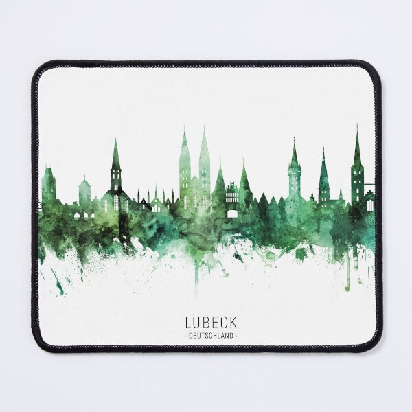 Item preview, Lubeck Germany Skyline designed and sold by ArtPrints.