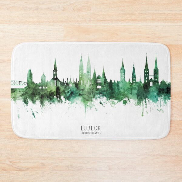 Item preview, Lubeck Germany Skyline designed and sold by ArtPrints.