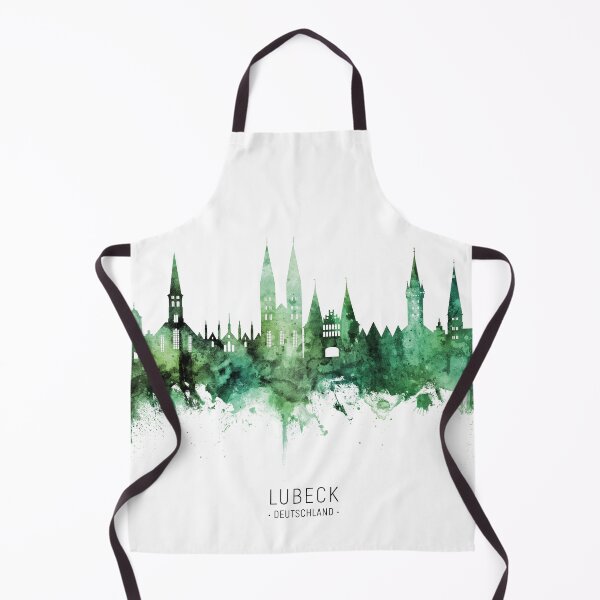 Item preview, Lubeck Germany Skyline designed and sold by ArtPrints.