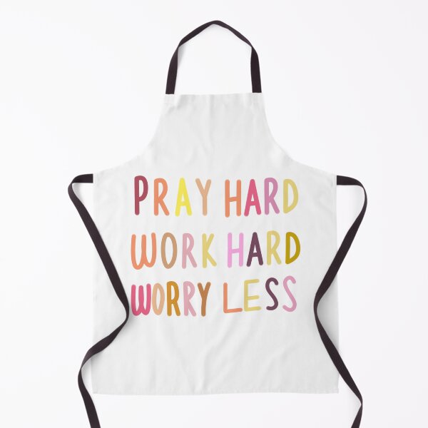 Item preview, Pray Hard Work Hard Worry Less designed and sold by Buyeseoshop.