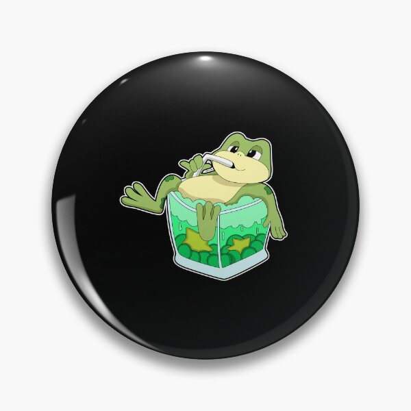 Item preview, Frog with Glass of Juice designed and sold by Snabdesign84.
