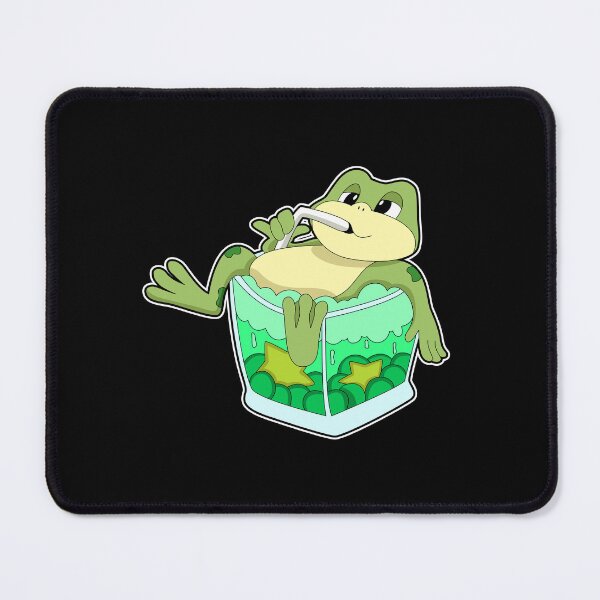 Item preview, Frog with Glass of Juice designed and sold by Snabdesign84.
