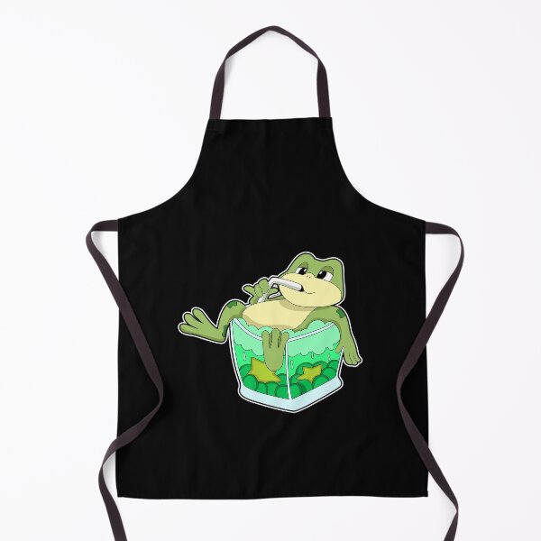 Item preview, Frog with Glass of Juice designed and sold by Snabdesign84.