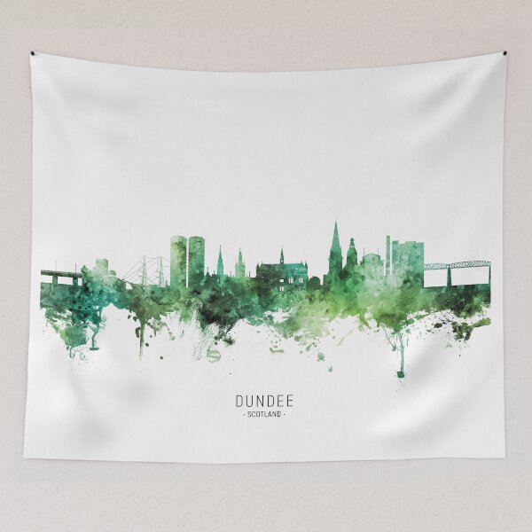 Item preview, Dundee Scotland Skyline designed and sold by ArtPrints.