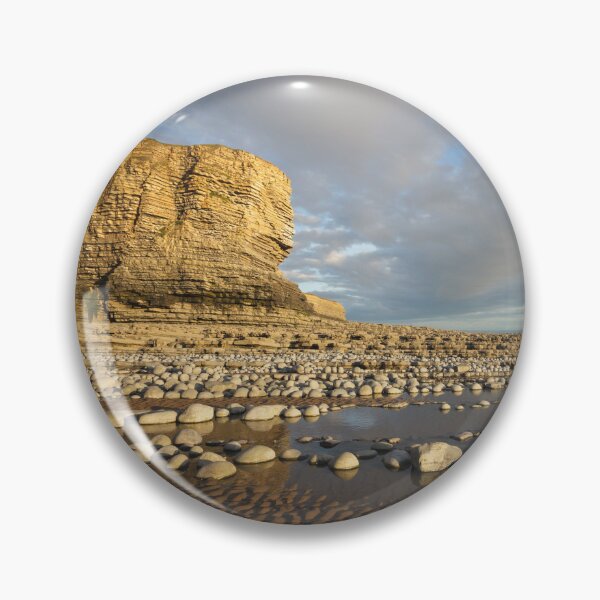 Item preview, The cliffs and beach at Nash Point designed and sold by heidipics.