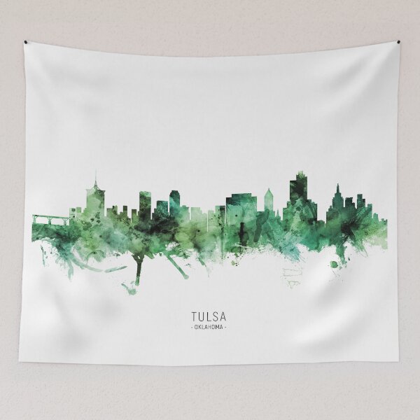 Item preview, Tulsa Oklahoma Skyline designed and sold by ArtPrints.