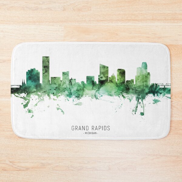 Item preview, Grand Rapids Michigan Skyline designed and sold by ArtPrints.