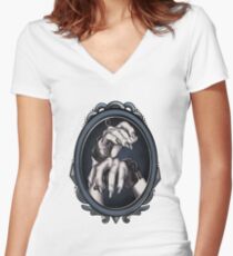 Cuffs Women's Fitted V-Neck T-Shirt