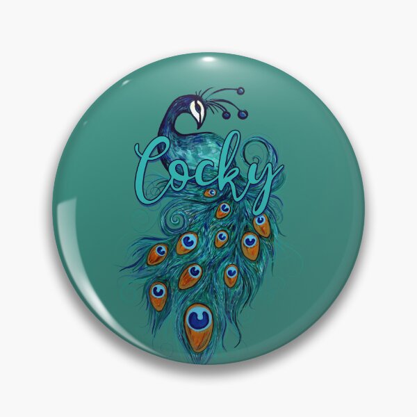 Artikelvorschau, Cocky Peacock entworfen und verkauft von FrictionMaxxing.