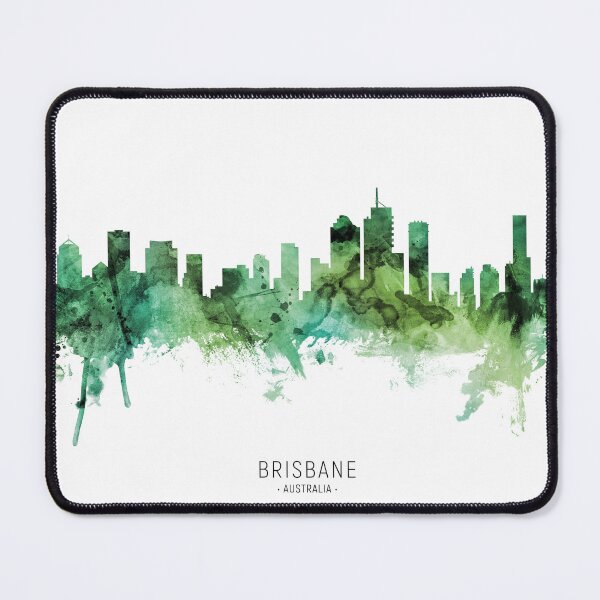 Item preview, Brisbane Australia Skyline designed and sold by ArtPrints.