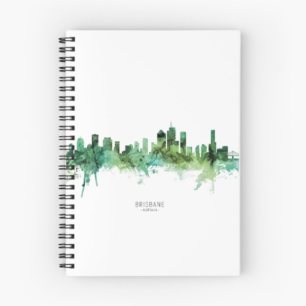 Artikelvorschau, Brisbane Australia Skyline entworfen und verkauft von ArtPrints.