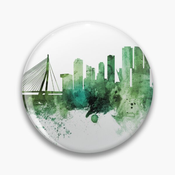 Artikelvorschau, Rotterdam The Netherlands Skyline entworfen und verkauft von ArtPrints.