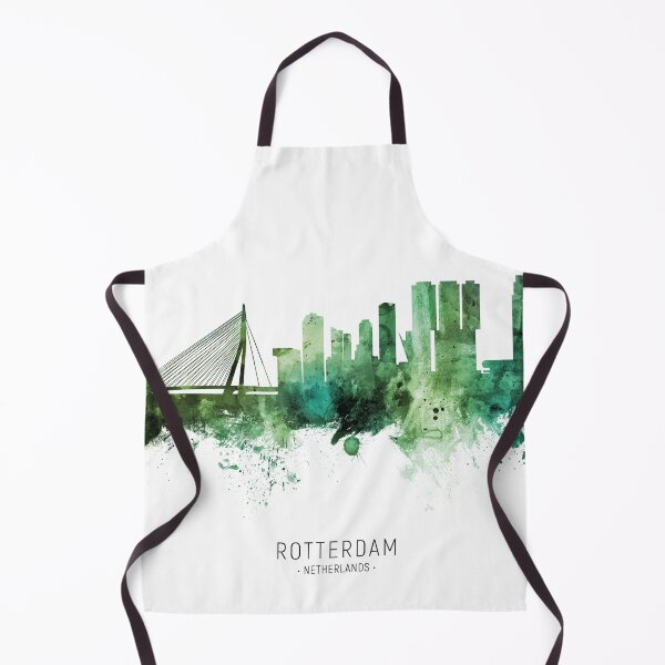 Aperçu de l'œuvre Rotterdam The Netherlands Skyline créée et vendue par ArtPrints.
