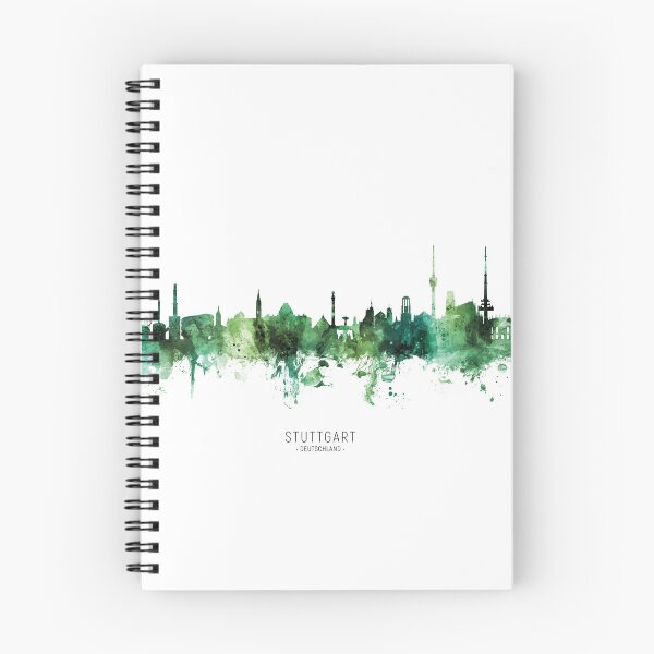 Artikelvorschau, Stuttgart Germany Skyline entworfen und verkauft von ArtPrints.