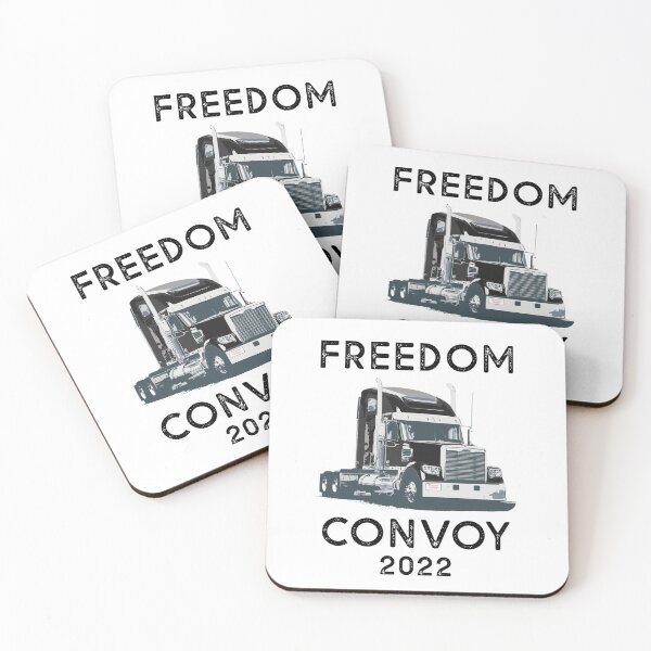 Item preview, Freedom Convoy 2022 In Support of Truckers Mandate Freedom designed and sold by happy gift art.