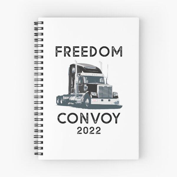 Aperçu de l'œuvre Freedom Convoy 2022 à l'appui du mandat des camionneurs Freedom créée et vendue par happy gift art.