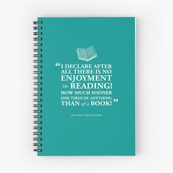 Item preview, No Joy Like Reading Quote from Pride and Prejudice by Jane Austen designed and sold by GoodOldBooks.