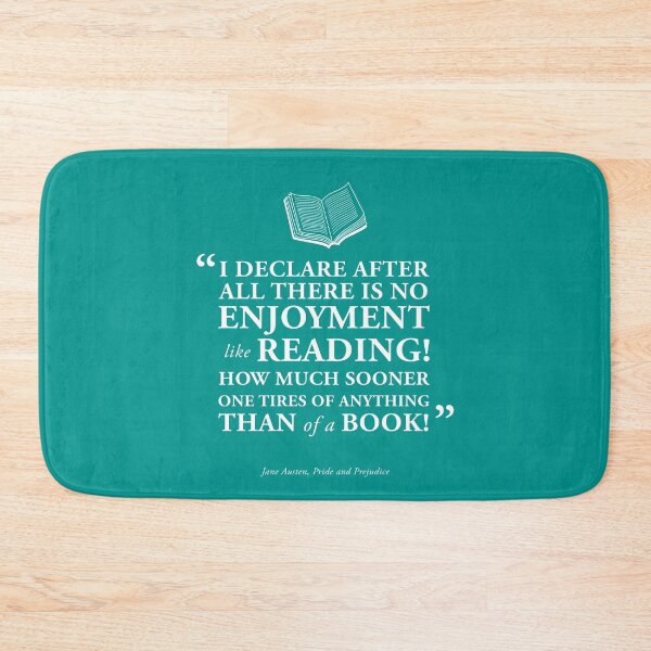 Item preview, No Joy Like Reading Quote from Pride and Prejudice by Jane Austen designed and sold by GoodOldBooks.