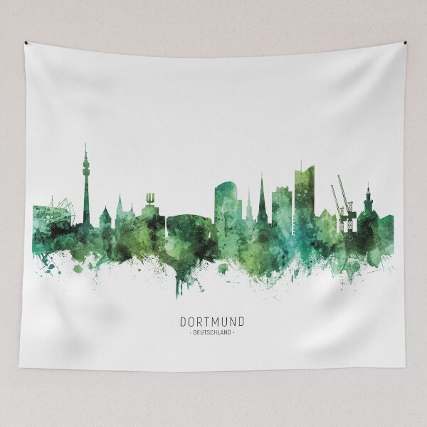 Item preview, Dortmund Germany Skyline designed and sold by ArtPrints.