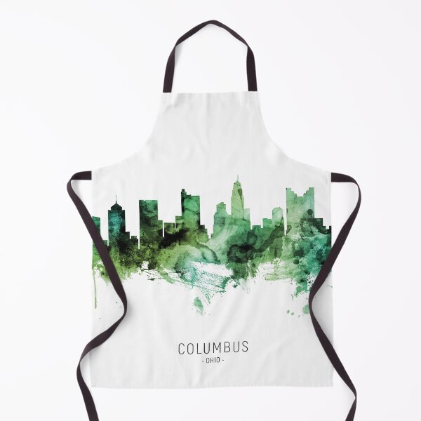 Aperçu de l'œuvre Columbus Ohio Skyline créée et vendue par ArtPrints.