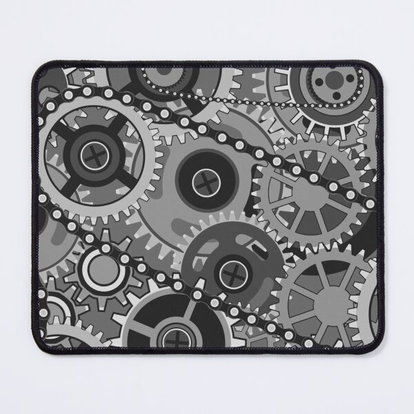 Item preview, Gears Cogs Steampunk Machine Mechanical Grind Clock designed and sold by Spaceshipsells.